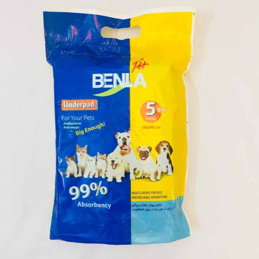 زیرانداز بهداشتی سگ و گربه و جوندگان برند BENLA PET