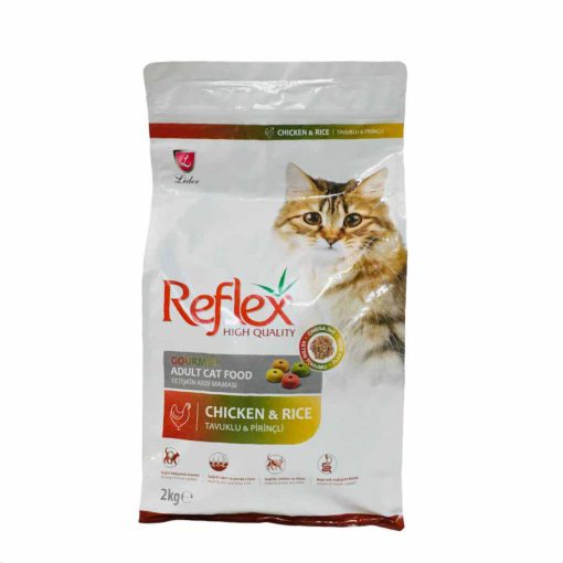 غذای خشک گربه بالغ Reflex مولتی کالر مدل Chicken & Rice