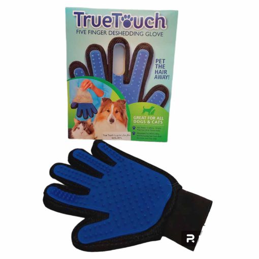 دستکش ماساژ و جمع کننده مو مناسب جوندگان، سگ و گربه برند TrueTouch