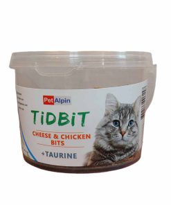 مکمل تشویقی گربه مرغ و پنیر برند TiDBiT