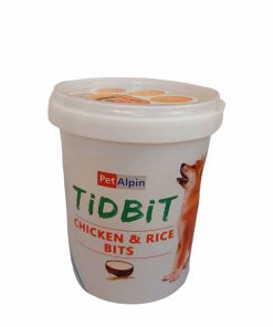مکمل تشویقی سگ مرغ و برنج برند TiDBiT