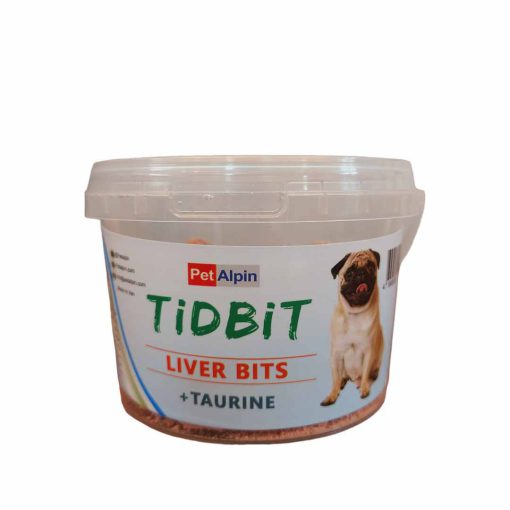 مکمل تشویقی سگ طعم جگر برند TiDBiT